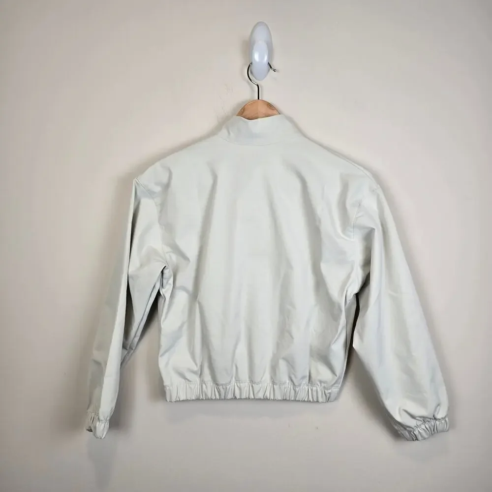 Nike Sportswear Girls Size XS/6 Oversized Lightweight Jacket Light Bone/White